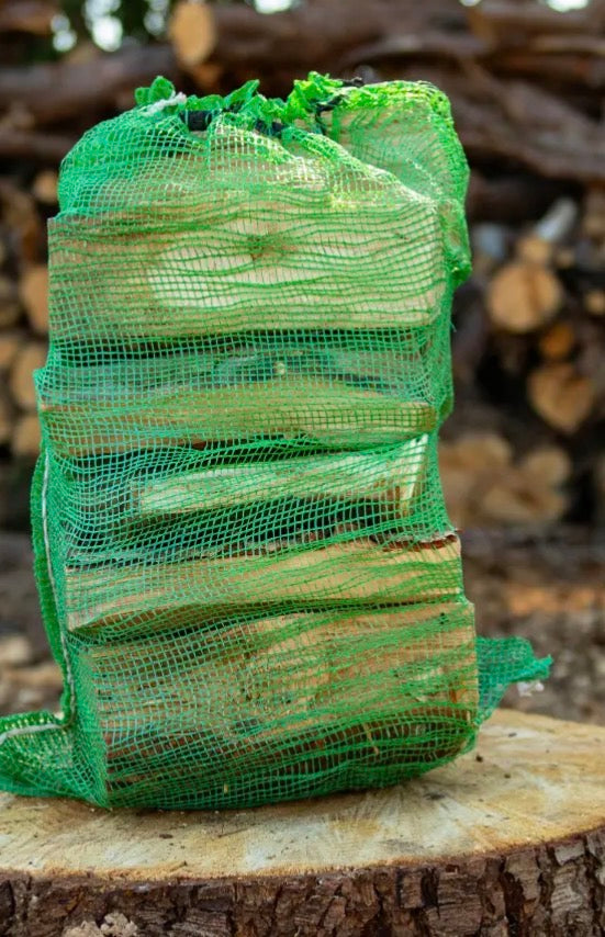 Single net bag of premium kiln dried hardwood