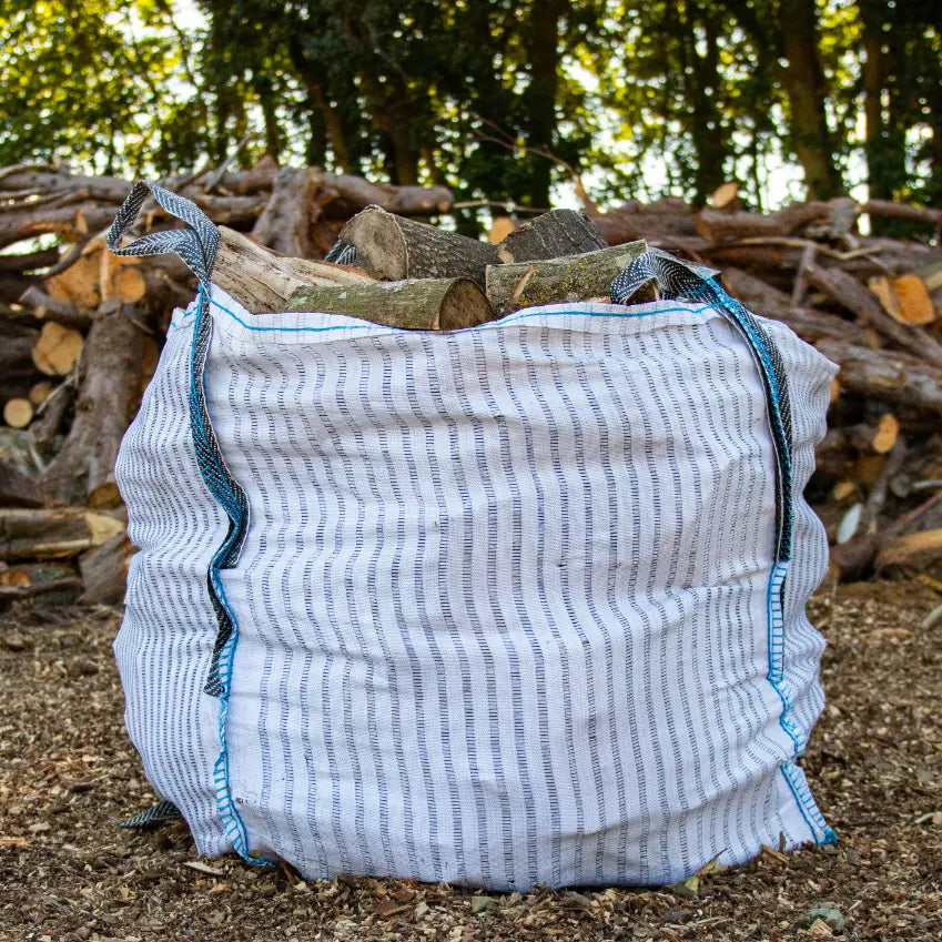 Jumbo Bag of Air dried Hardwood Logs