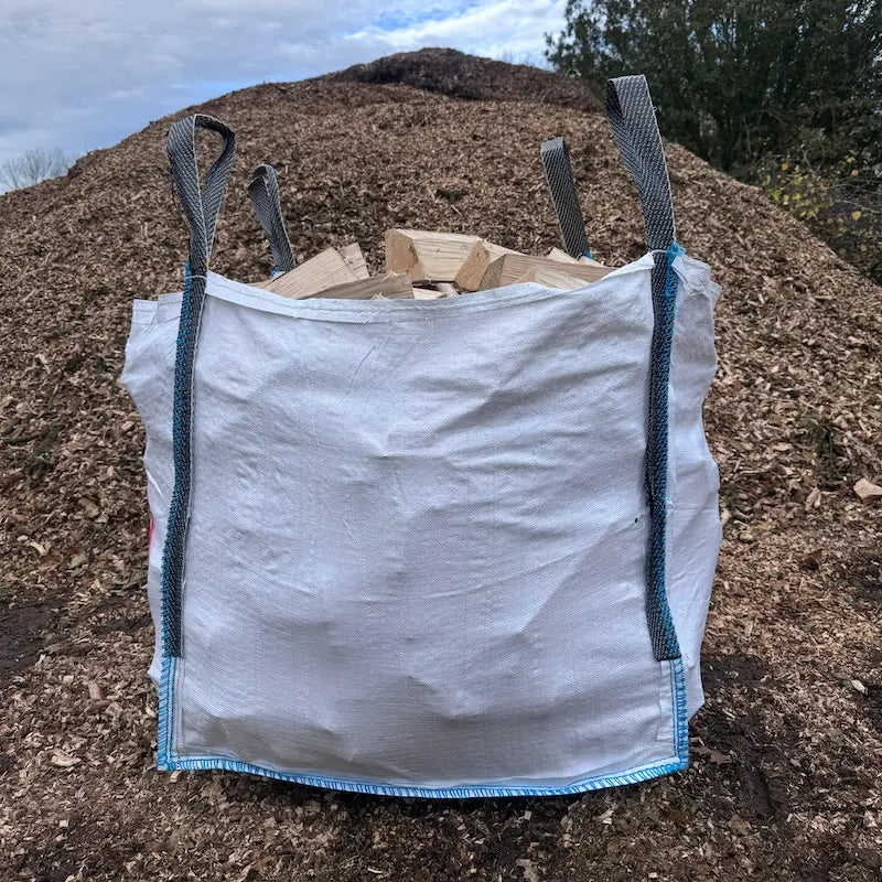 Standard bulk bag of air dried hardwood logs